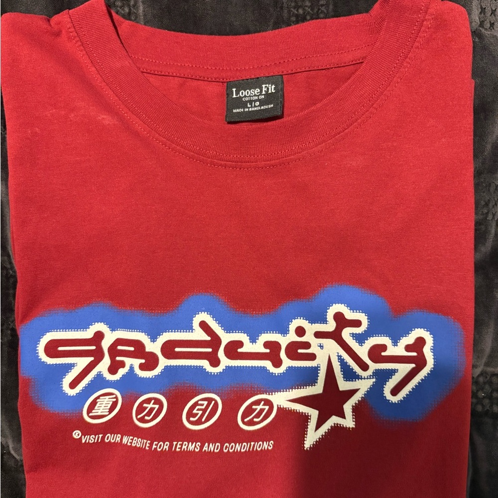 Cotton On Red Graphic Tee